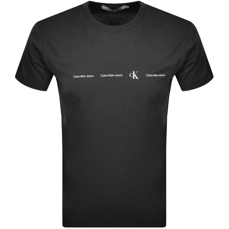 Alternative Image for ProductCalvin Klein Jeans Repeat Logo T Shirt Black1