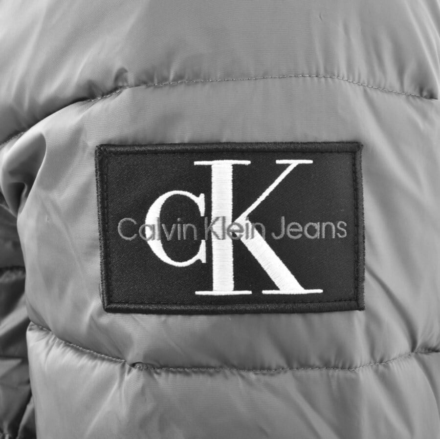 Alternative Image for ProductCalvin Klein Jeans Padded Hooded Jacket Grey3