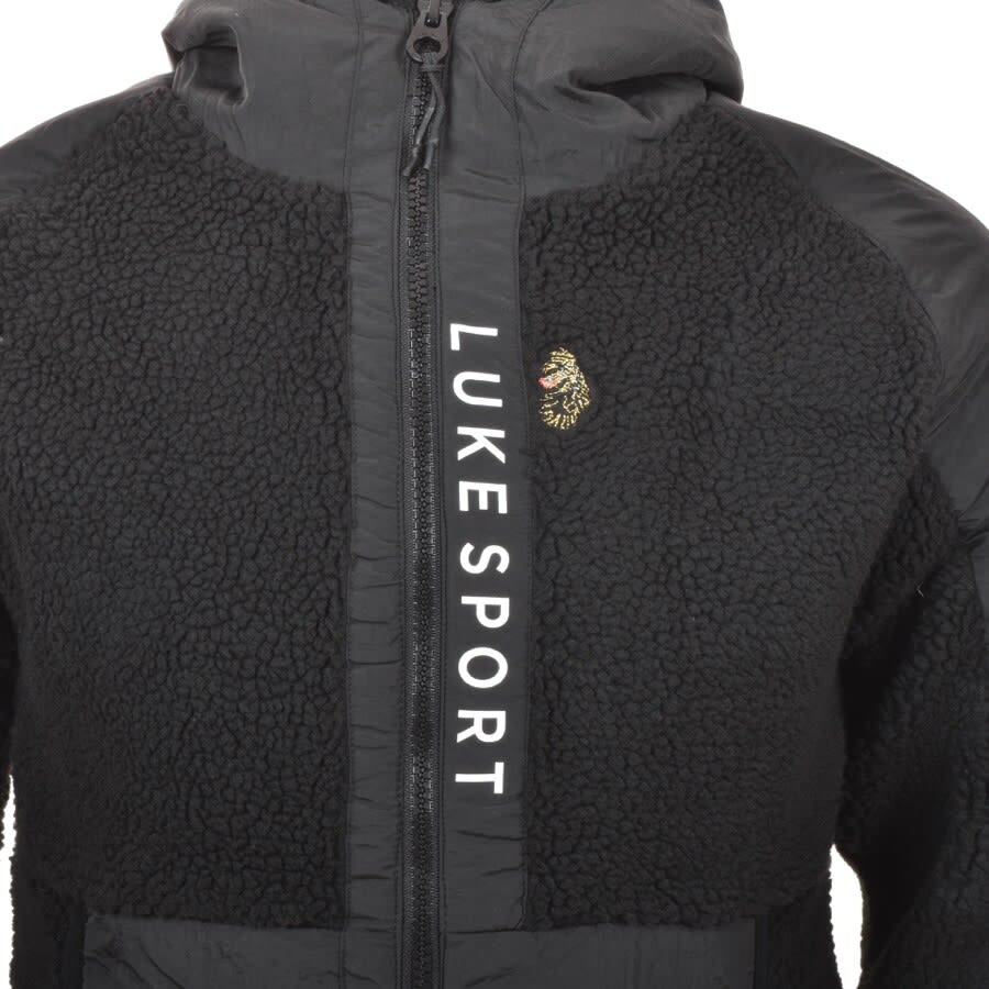 Alternative Image for ProductLuke 1977 Fleece Turbo Hooded Jacket Black3