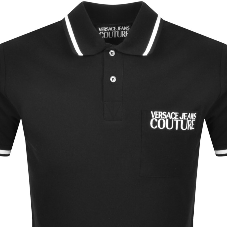 Alternative Image for ProductVersace Jeans Couture Polo T Shirt Black2