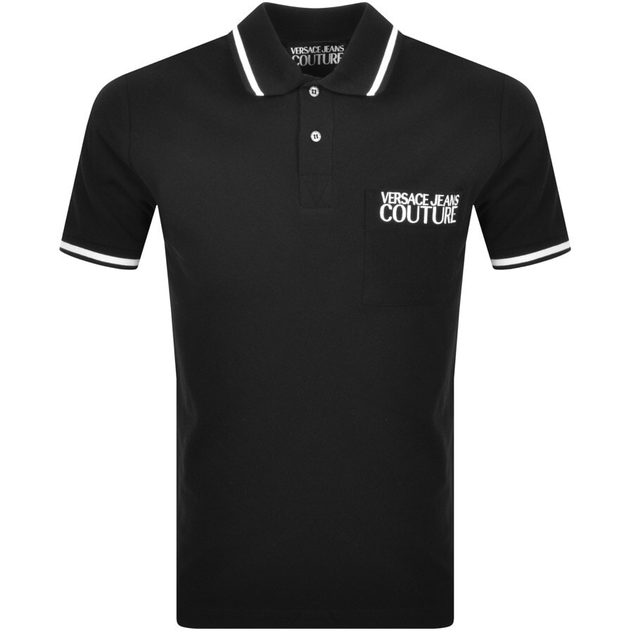 Alternative Image for ProductVersace Jeans Couture Polo T Shirt Black1