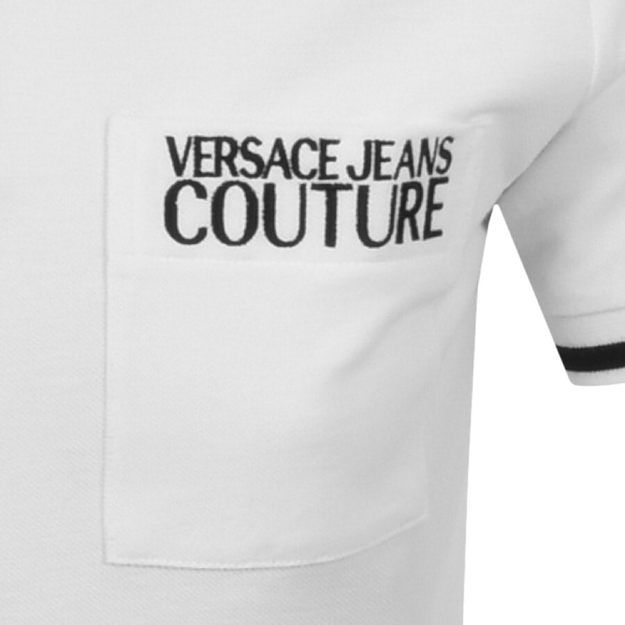 Alternative Image for ProductVersace Jeans Couture Polo T Shirt White3