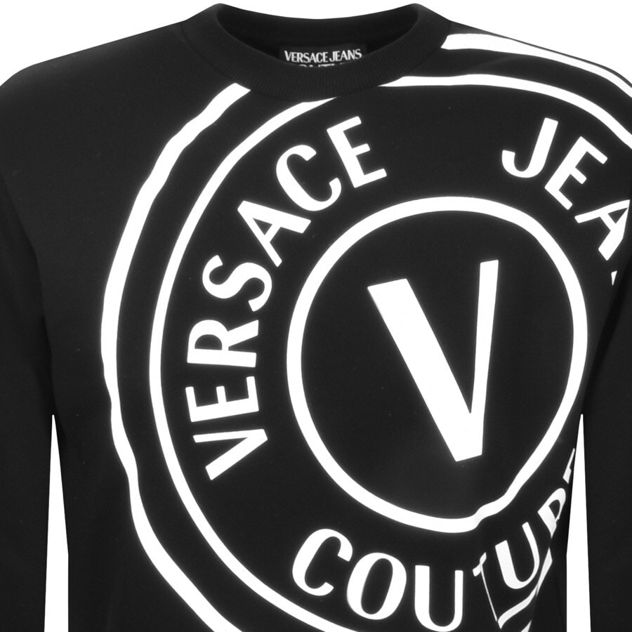 Alternative Image for ProductVersace Jeans Couture Logo Sweatshirt Black2