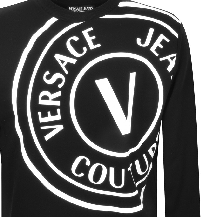 Alternative Image for ProductVersace Jeans Couture Logo Sweatshirt Black3