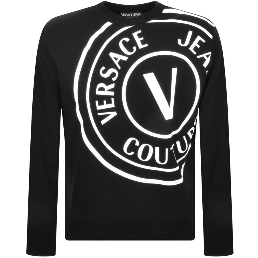 Alternative Image for ProductVersace Jeans Couture Logo Sweatshirt Black1