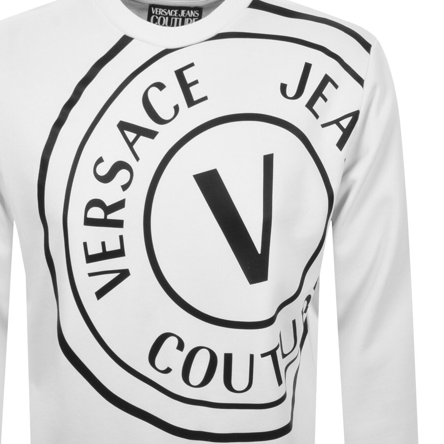 Alternative Image for ProductVersace Jeans Couture Logo Sweatshirt White3