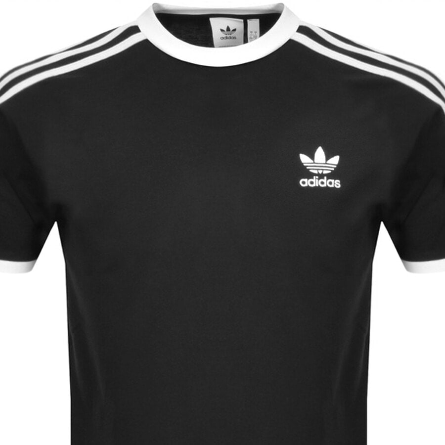 adidas 3 Stripe Mainline Shirt | T Black States Menswear United