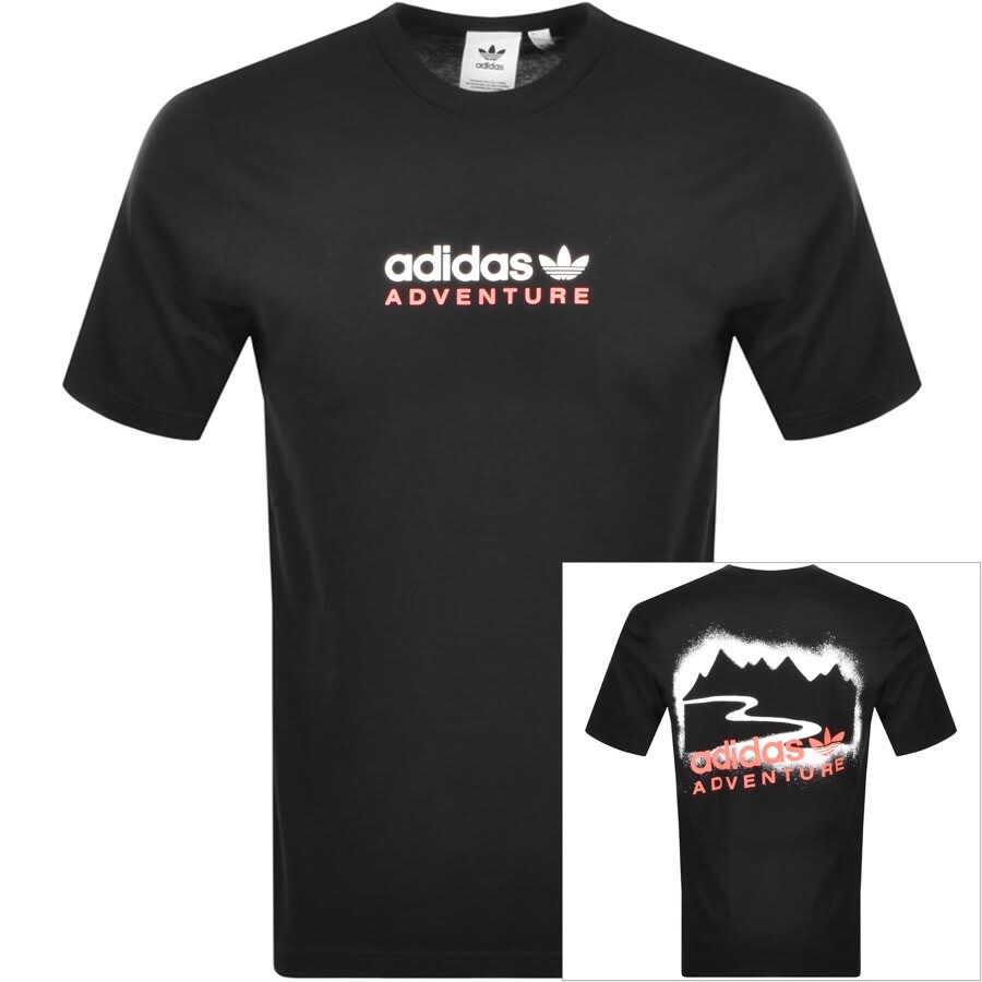 Alternative Image for Productadidas Originals Adventure Mountain T Shirt Black1