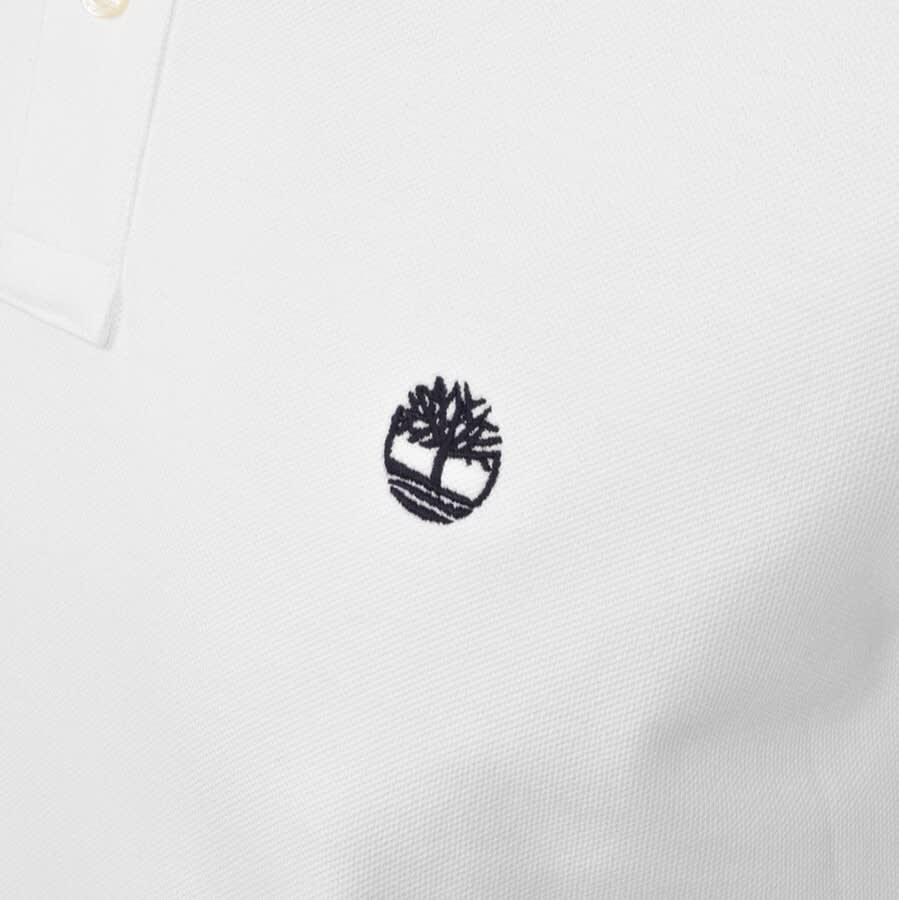 Alternative Image for ProductTimberland Logo Short Sleeved Polo T Shirt White3