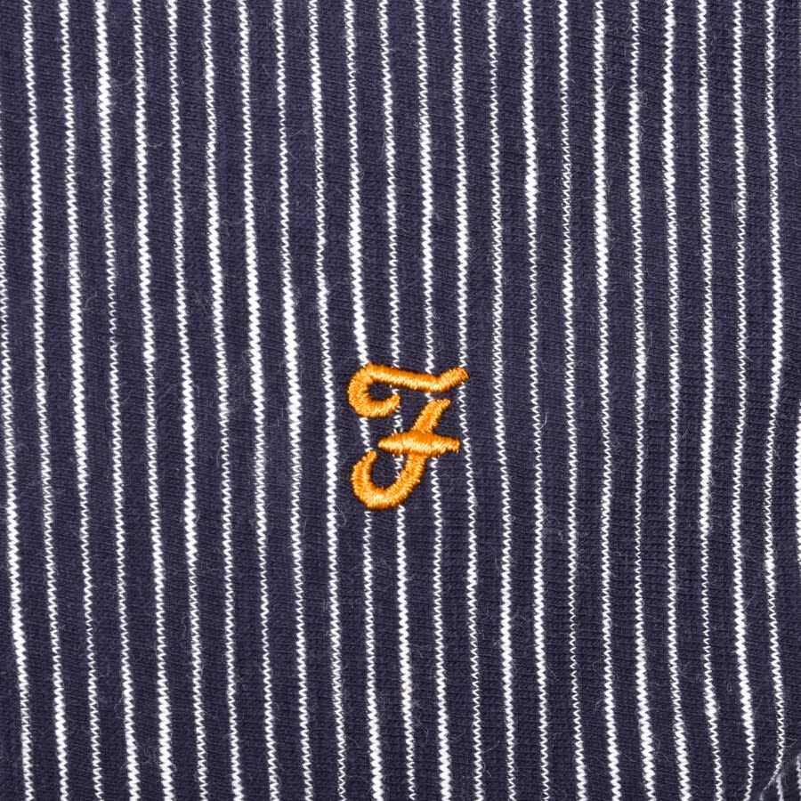Alternative Image for ProductFarah Vintage Short Sleeve Polo T Shirt Navy3
