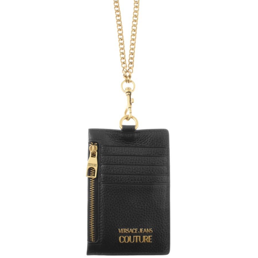 Alternative Image for ProductVersace Jeans Couture Textured Wallet Black1
