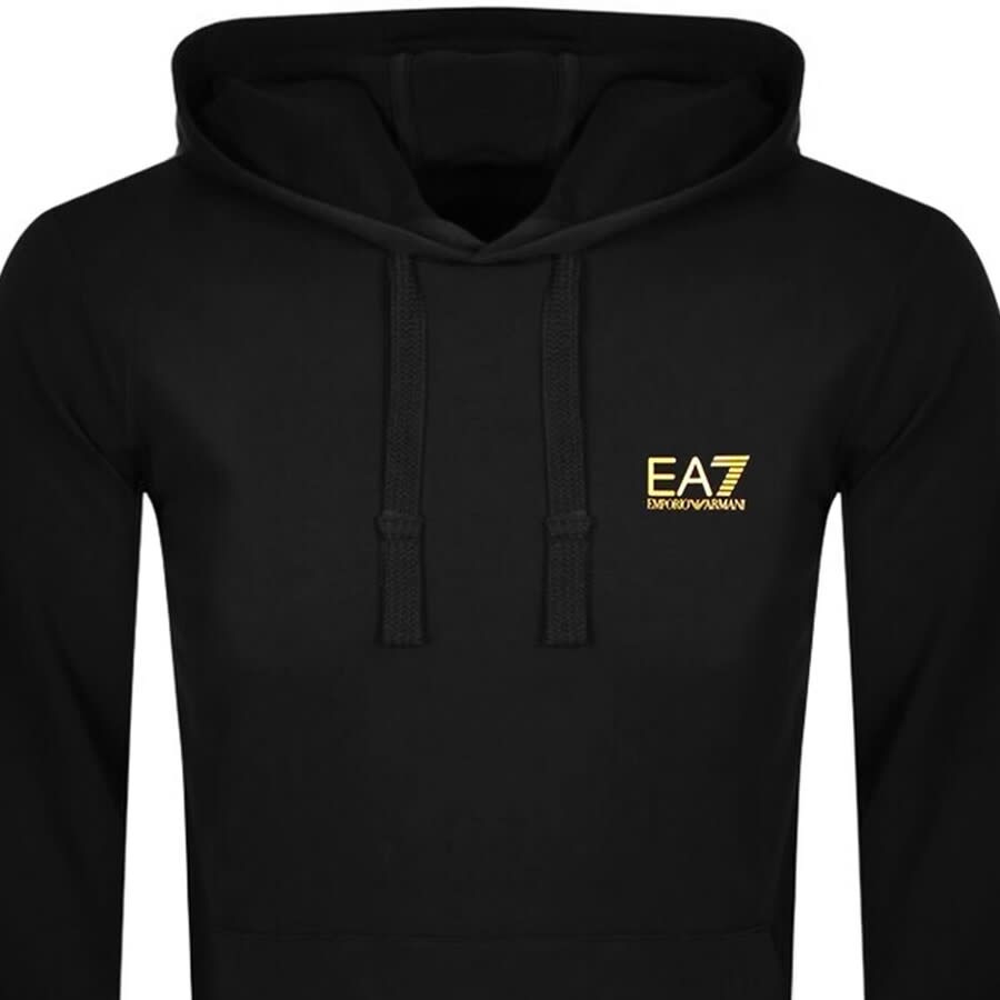 Ønske give Ydeevne EA7 Emporio Armani Logo Hoodie Black | Mainline Menswear United States