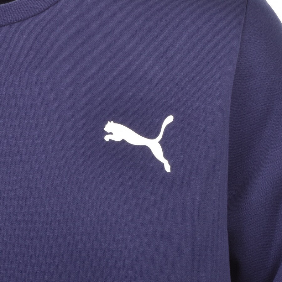 Alternative Image for ProductPuma Essential Logo Sweatshirt Navy3