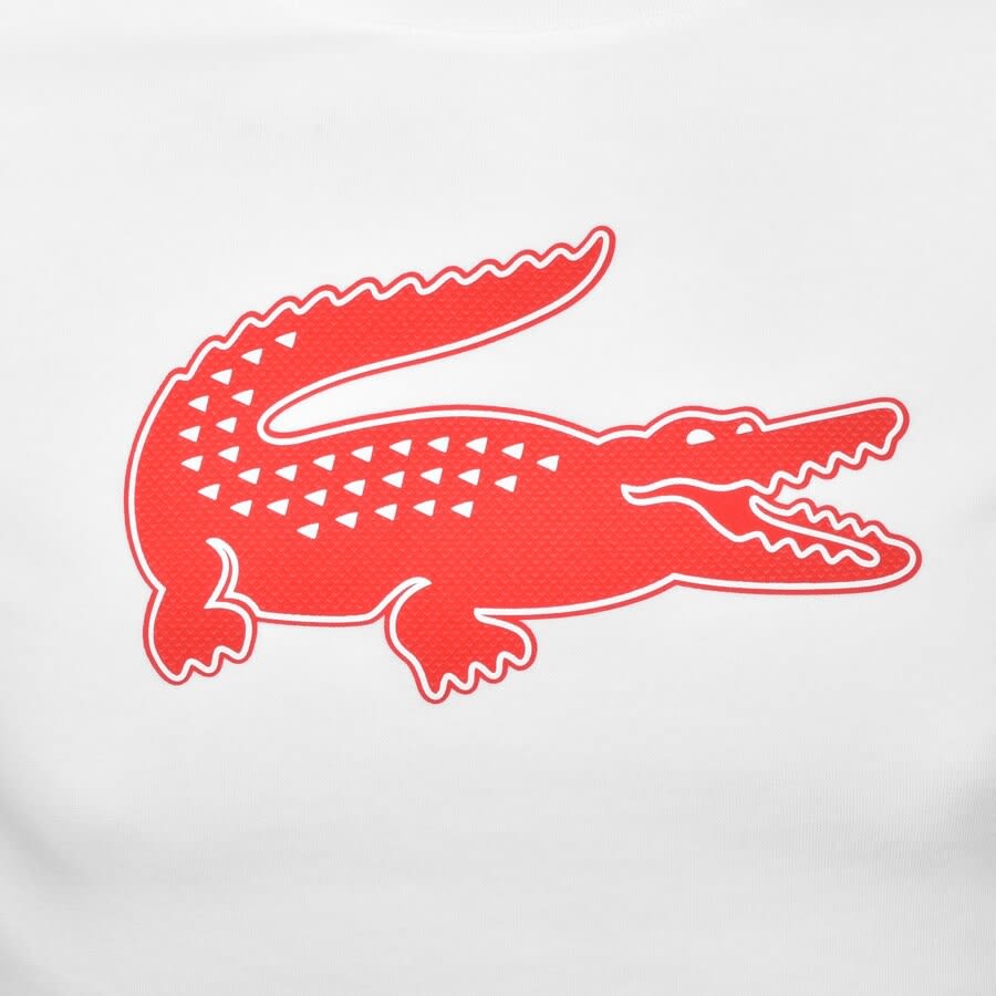 Alternative Image for ProductLacoste Sport Crew Neck T Shirt White3