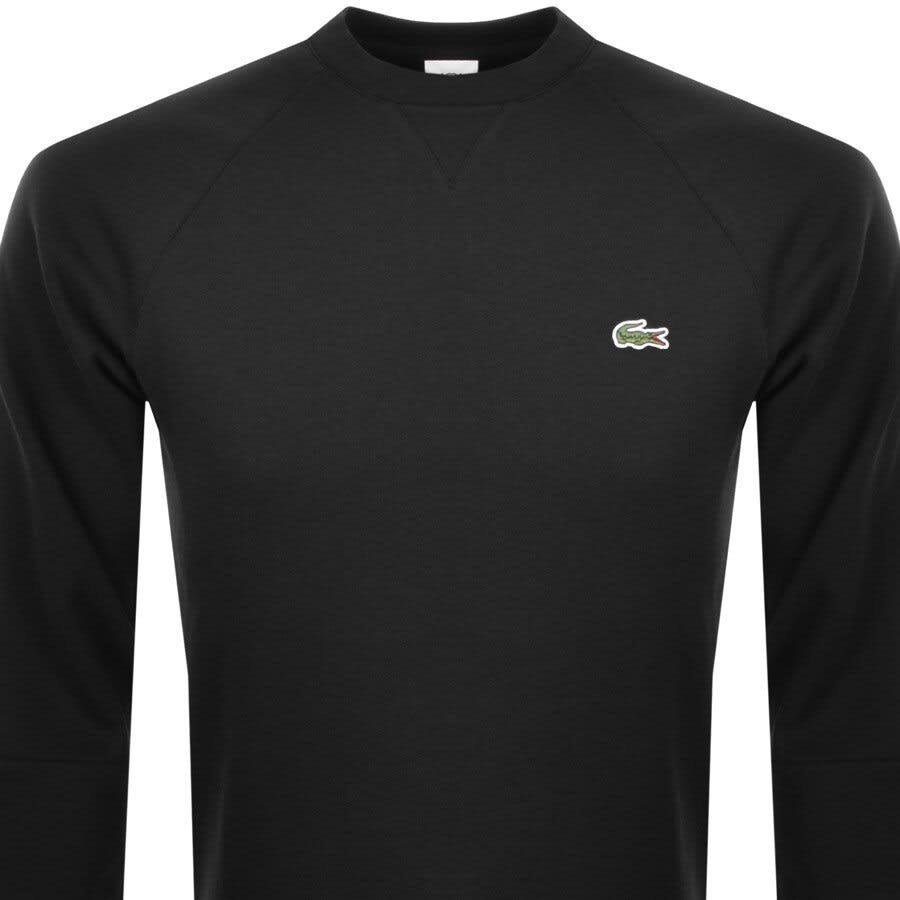 Alternative Image for ProductLacoste Crew Neck Sweatshirt Black2