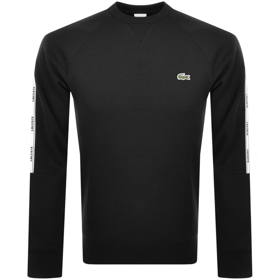 Alternative Image for ProductLacoste Crew Neck Sweatshirt Black1