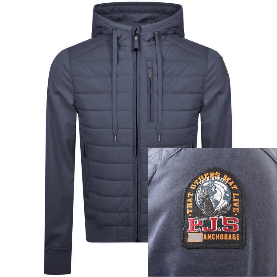 Parajumpers ivor quilted hoodie hotsell