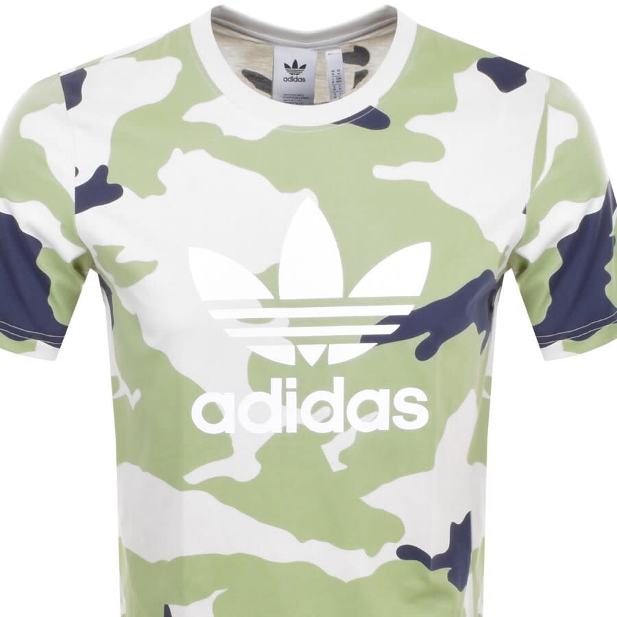 Alternative Image for Productadidas Originals Trefoil T Shirt Green2