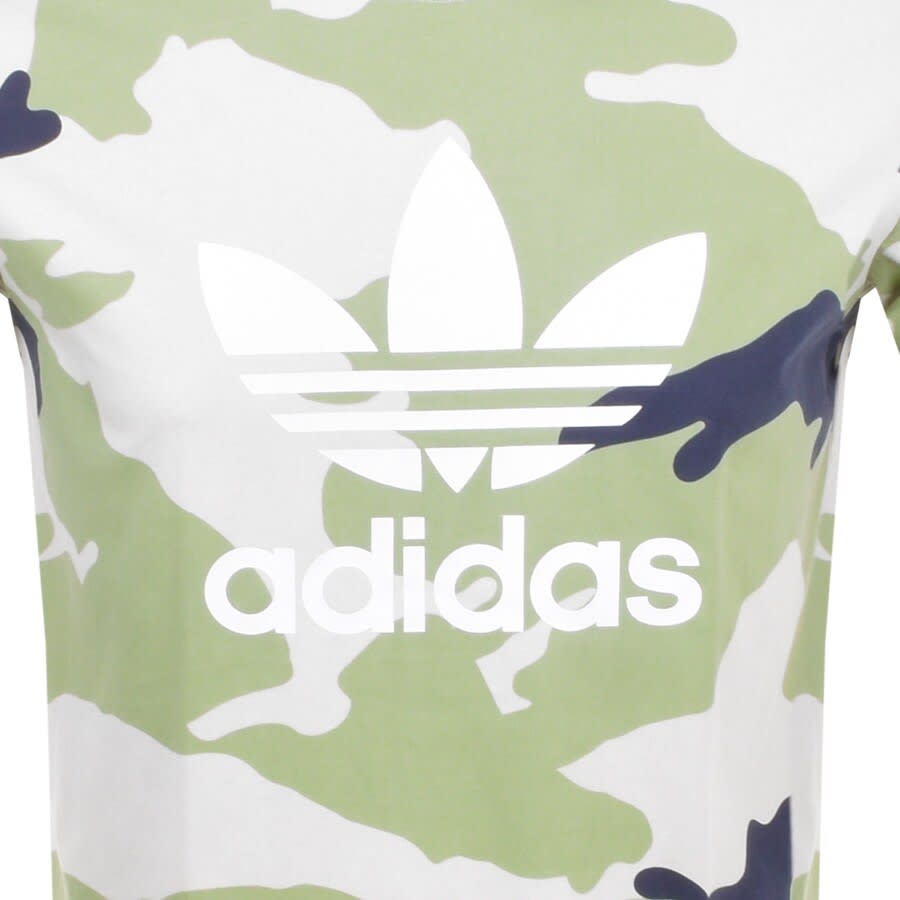 Alternative Image for Productadidas Originals Trefoil T Shirt Green3