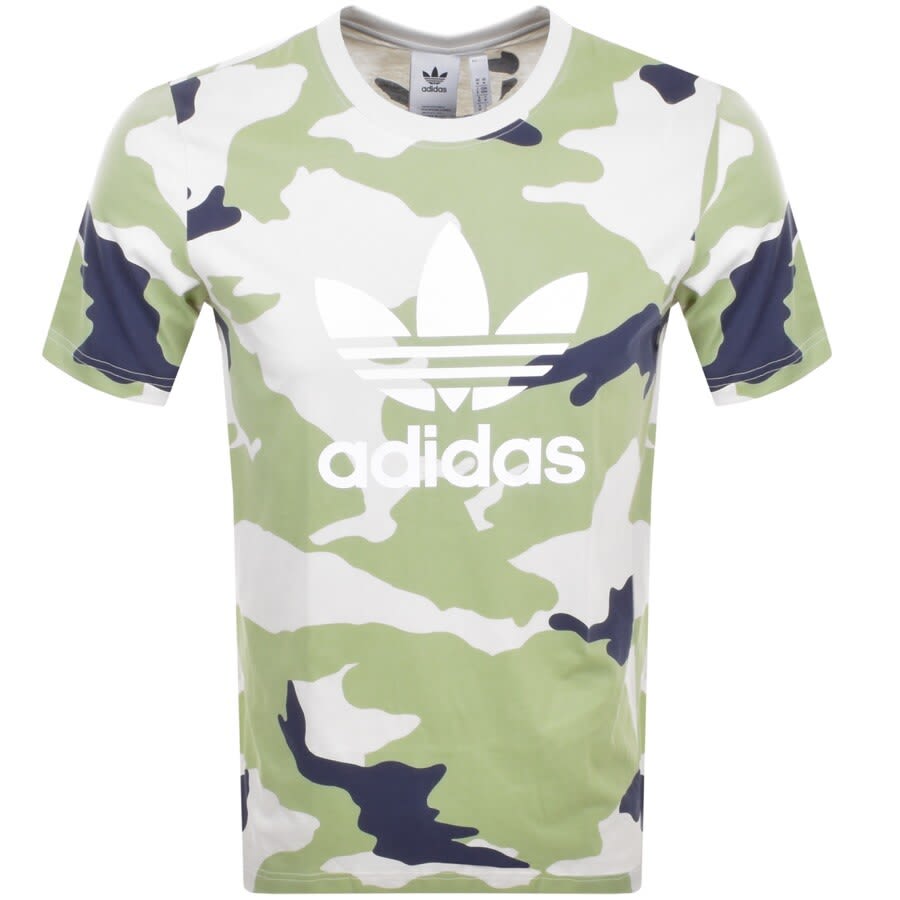 Alternative Image for Productadidas Originals Trefoil T Shirt Green1