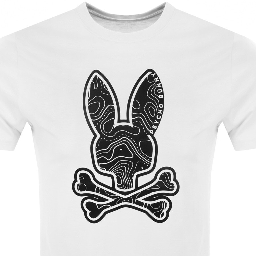 Alternative Image for ProductPsycho Bunny Abbott Logo T Shirt White2