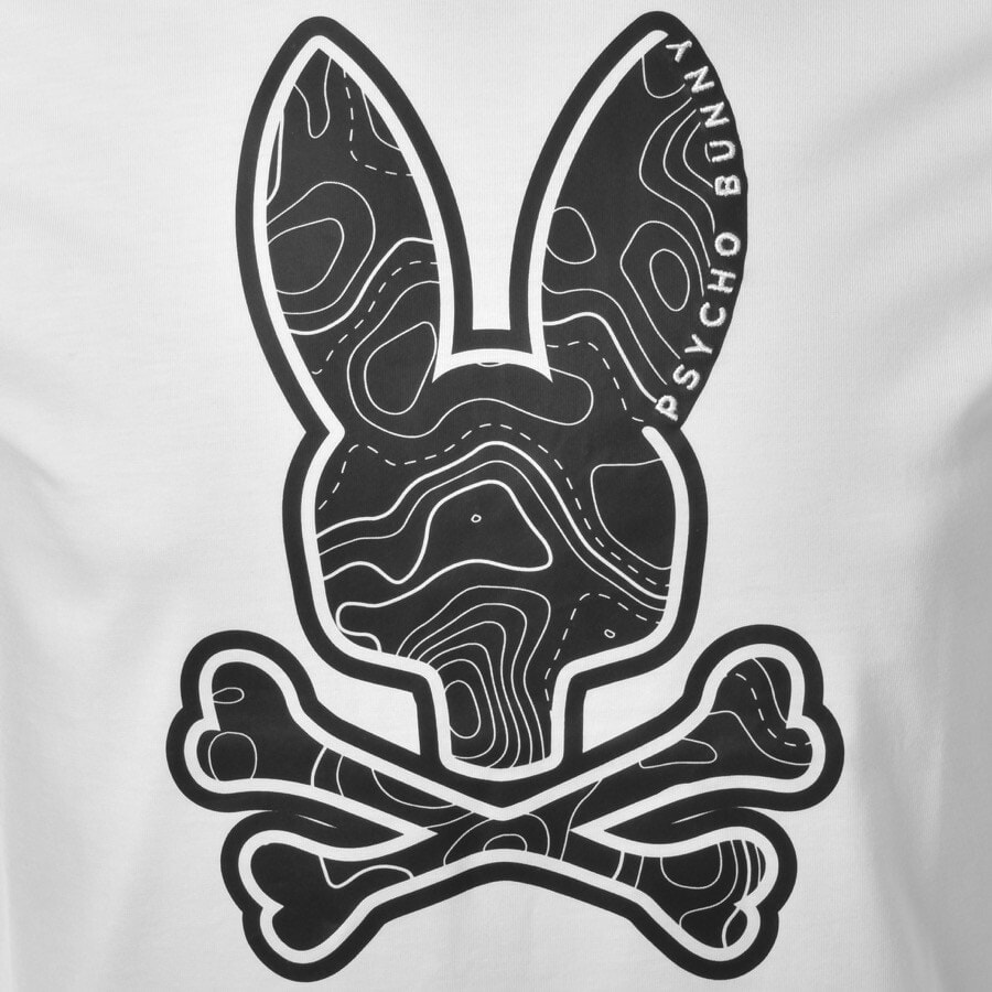 Alternative Image for ProductPsycho Bunny Abbott Logo T Shirt White3