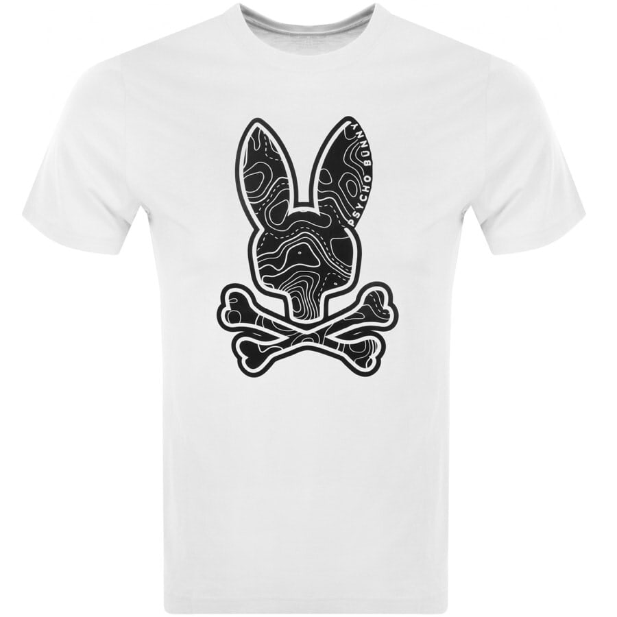 Alternative Image for ProductPsycho Bunny Abbott Logo T Shirt White1