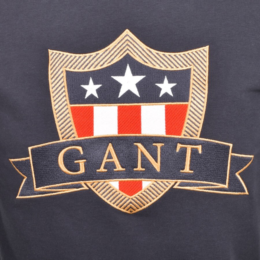 Alternative Image for ProductGant Banner Shield Sweatshirt Navy3