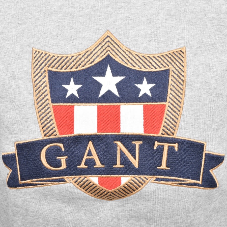 Alternative Image for ProductGant Banner Shield Hoodie Grey3