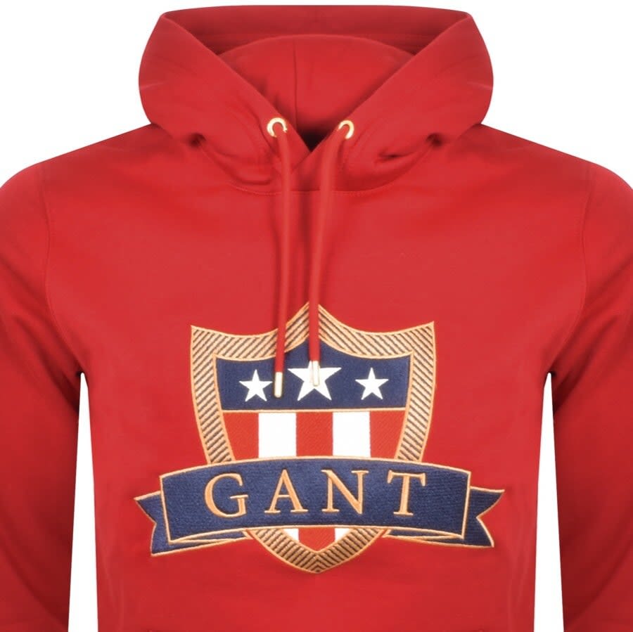 Alternative Image for ProductGant Banner Shield Hoodie Red2