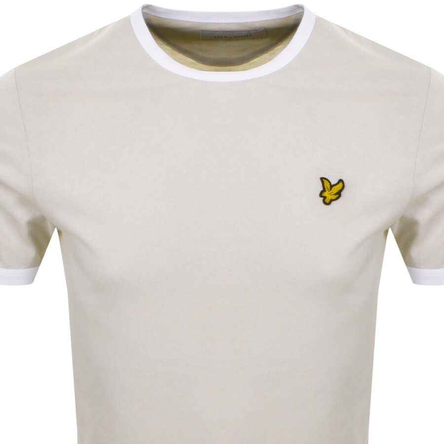 Alternative Image for ProductLyle And Scott Ringer T Shirt Beige2