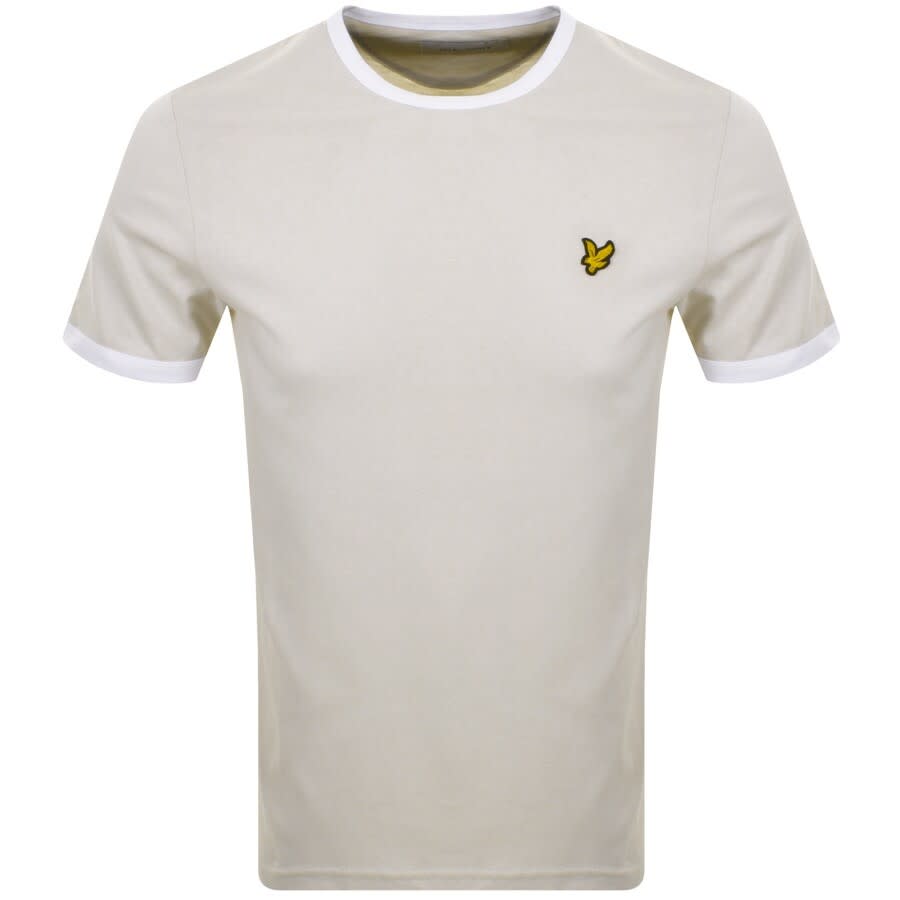 Alternative Image for ProductLyle And Scott Ringer T Shirt Beige1