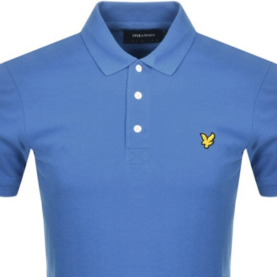 Alternative Image for ProductLyle And Scott Short Sleeved Polo T Shirt Blue2