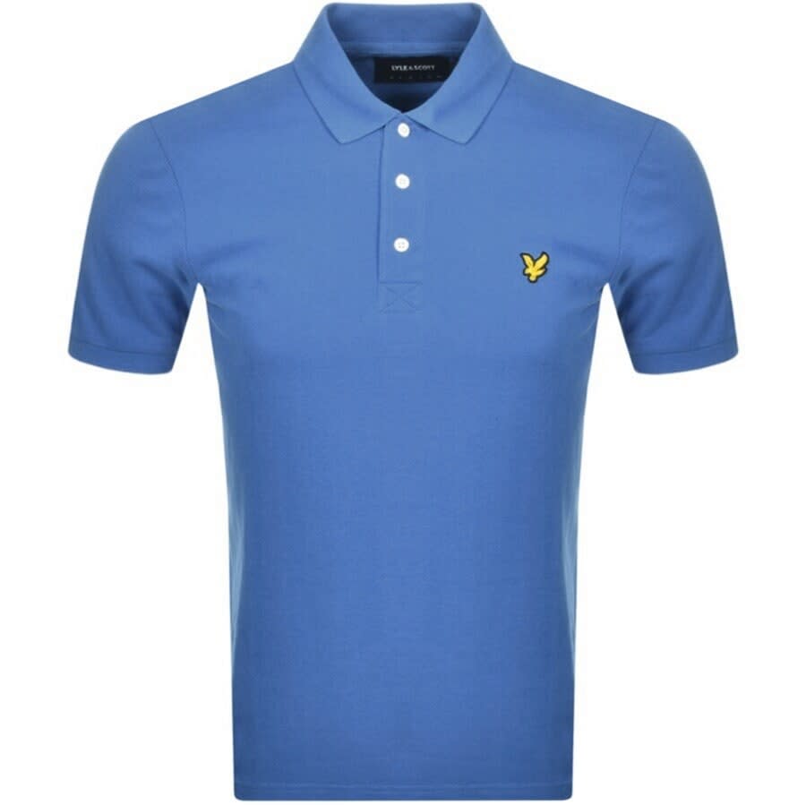 Alternative Image for ProductLyle And Scott Short Sleeved Polo T Shirt Blue1