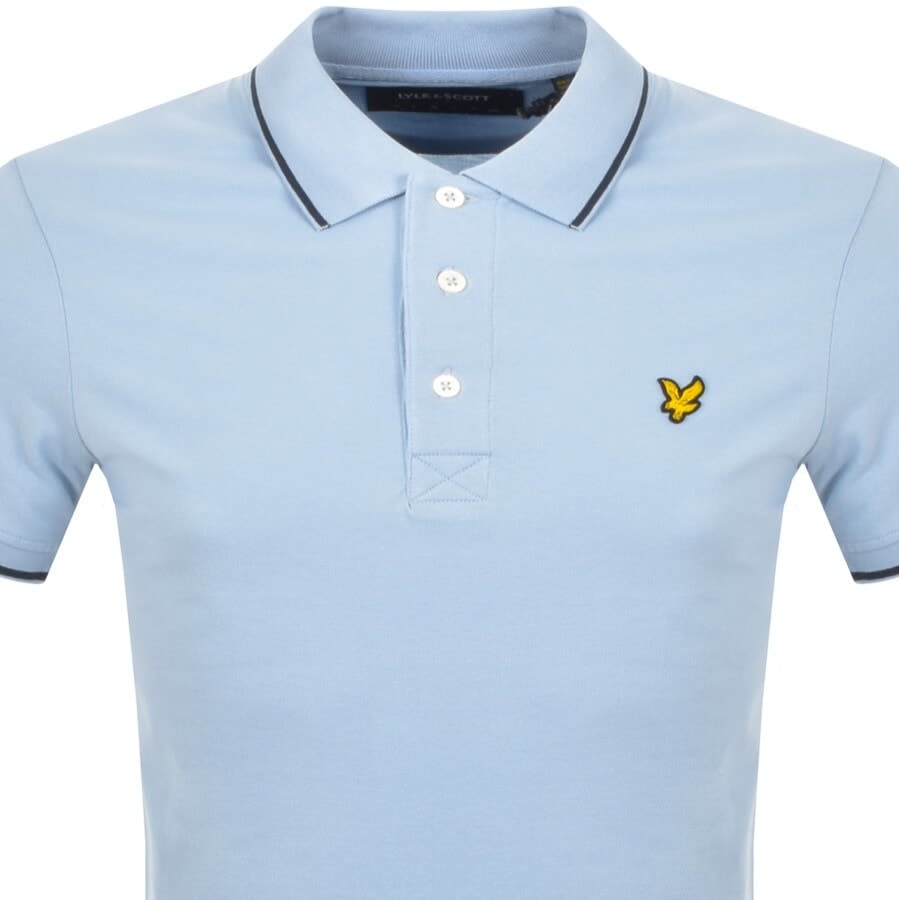 Alternative Image for ProductLyle And Scott Short Sleeved Polo T Shirt Blue2