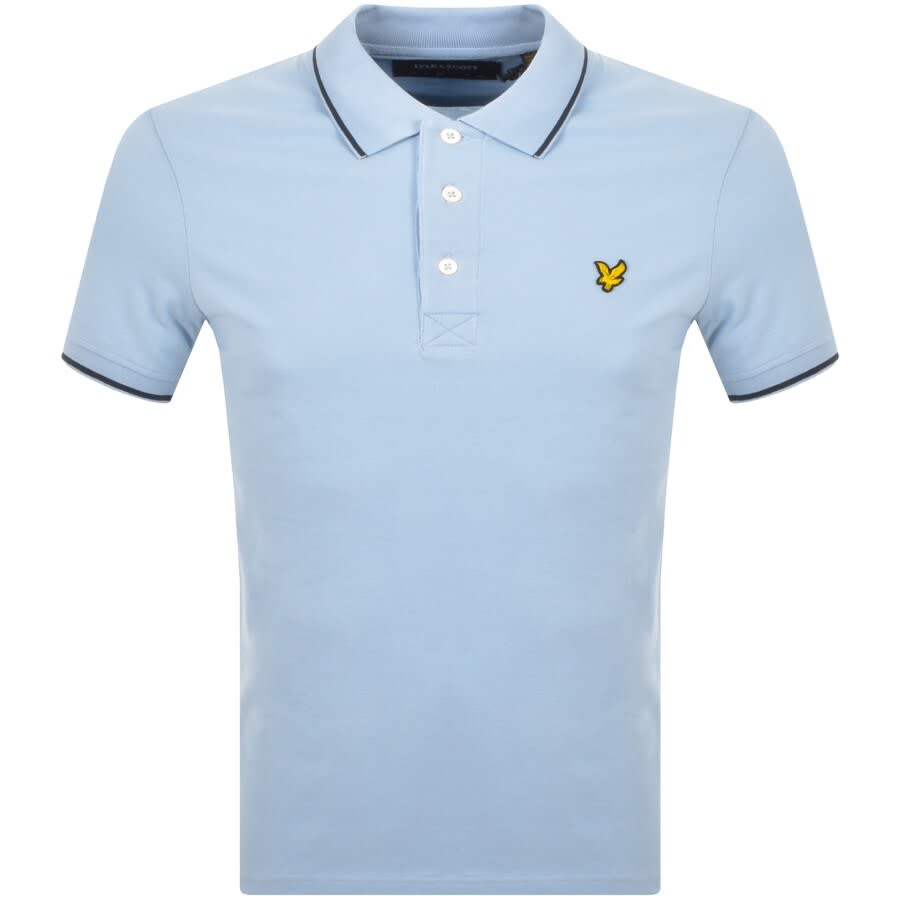 Alternative Image for ProductLyle And Scott Short Sleeved Polo T Shirt Blue1
