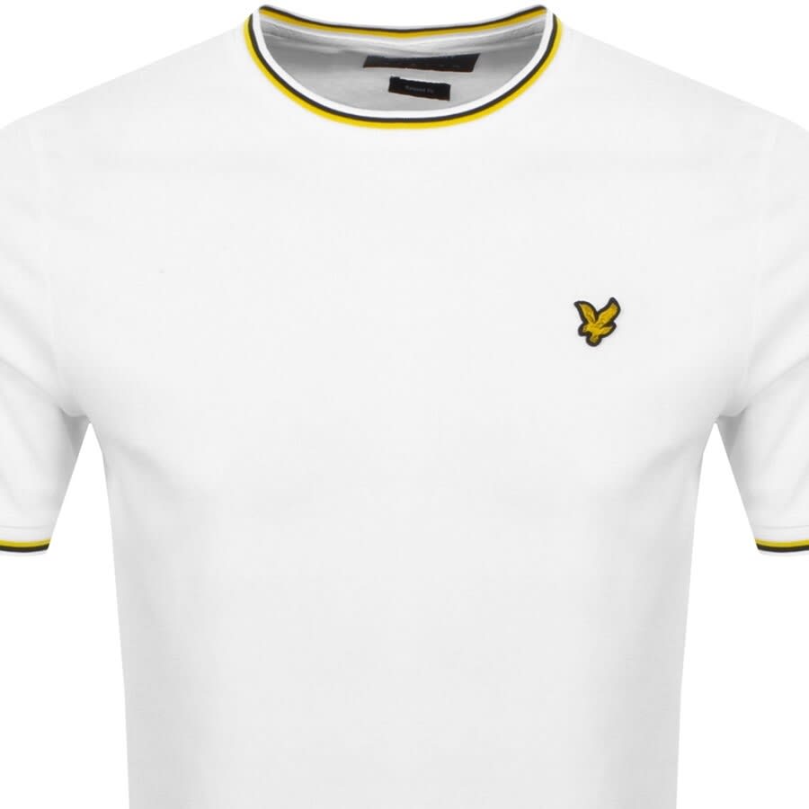 Alternative Image for ProductLyle And Scott Tipped Cuff T Shirt White2