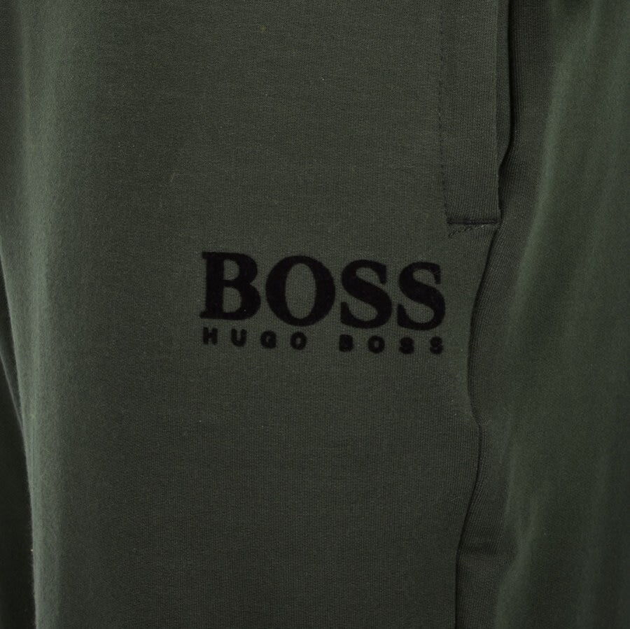 BOSS Bodywear Logo Joggers Green | Mainline Menswear