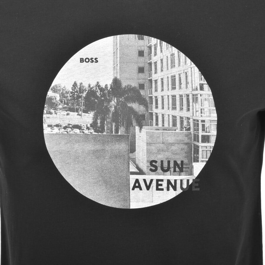 Alternative Image for ProductBOSS Thinking 5 T Shirt Black3