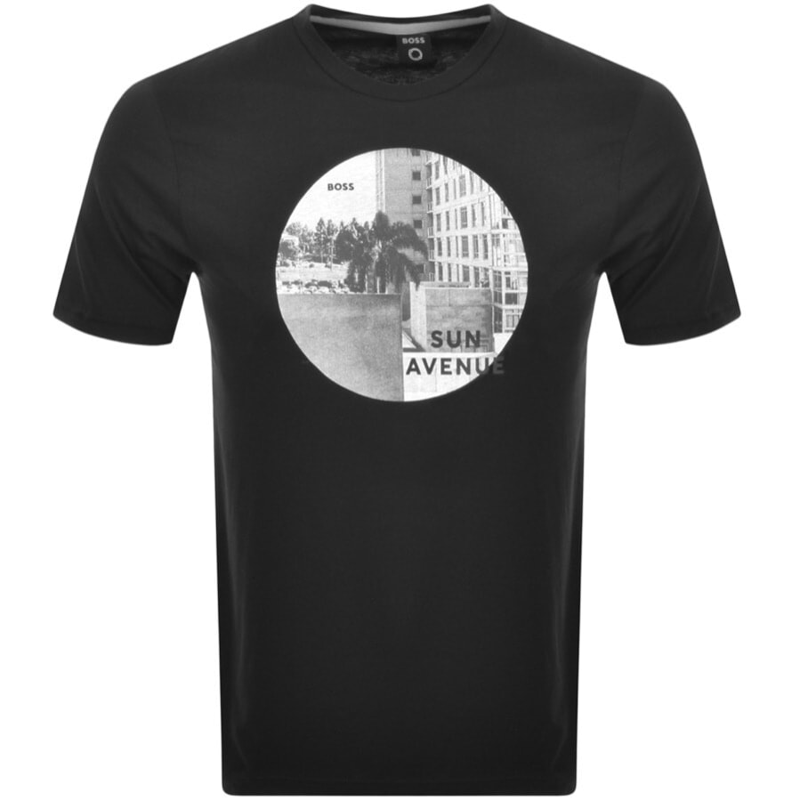 Alternative Image for ProductBOSS Thinking 5 T Shirt Black1