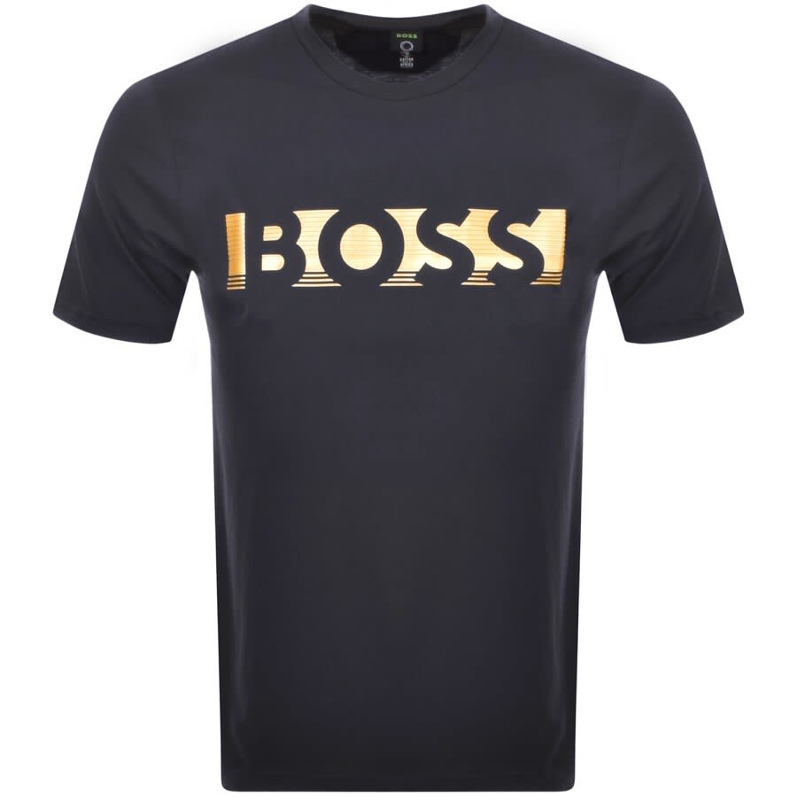 BOSS Tee 1 T Shirt Navy | Mainline Menswear