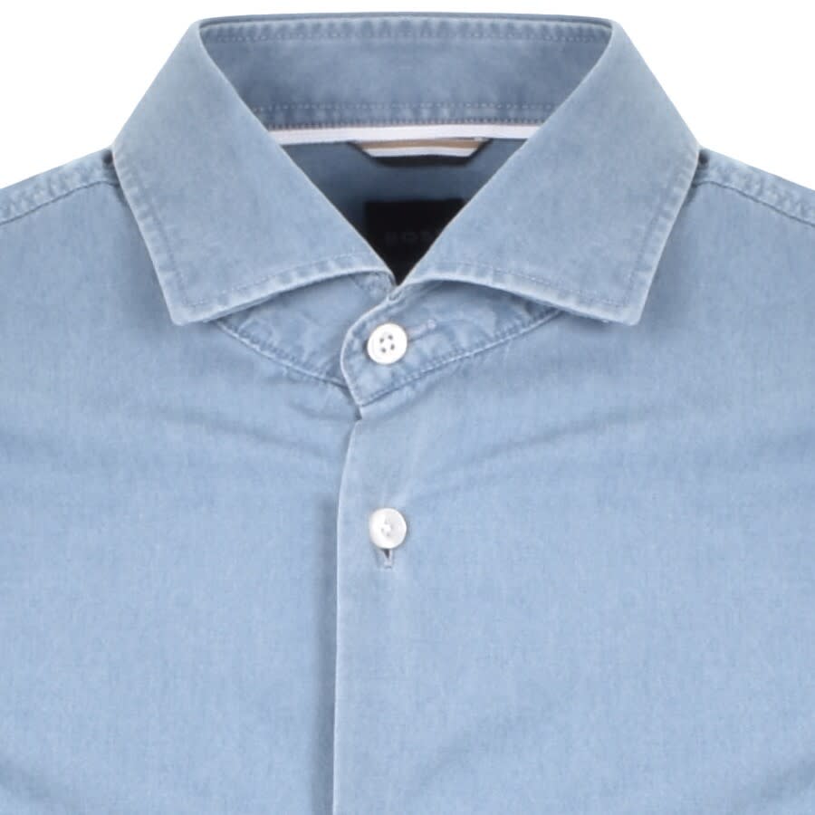 Alternative Image for ProductBOSS C Hank Slim Fit Long Sleeve Shirt Blue3