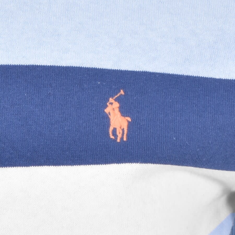 Alternative Image for ProductRalph Lauren Long Sleeve Rugby Polo T Shirt Blue3
