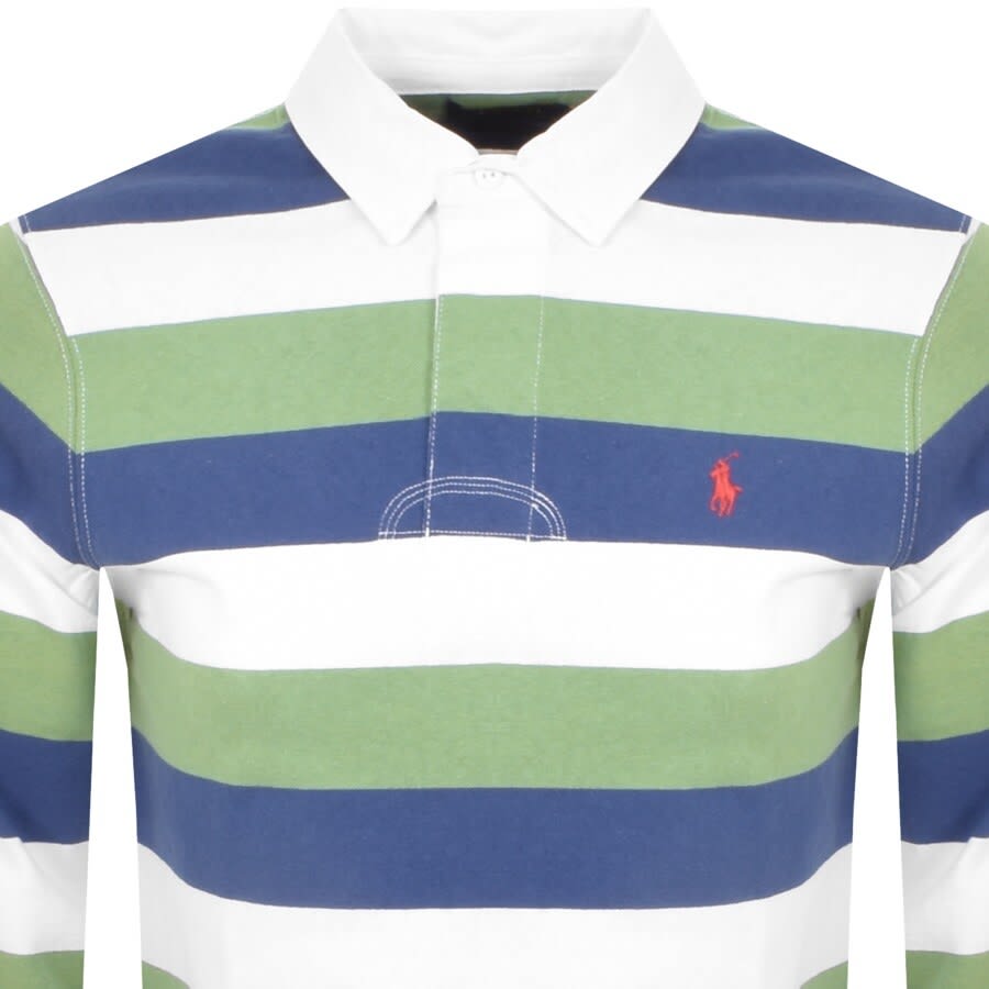 Alternative Image for ProductRalph Lauren Long Sleeve Rugby Polo T Shirt Green2