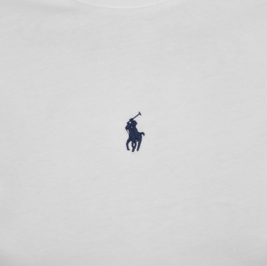 Alternative Image for ProductRalph Lauren Crew Neck Logo T Shirt White3