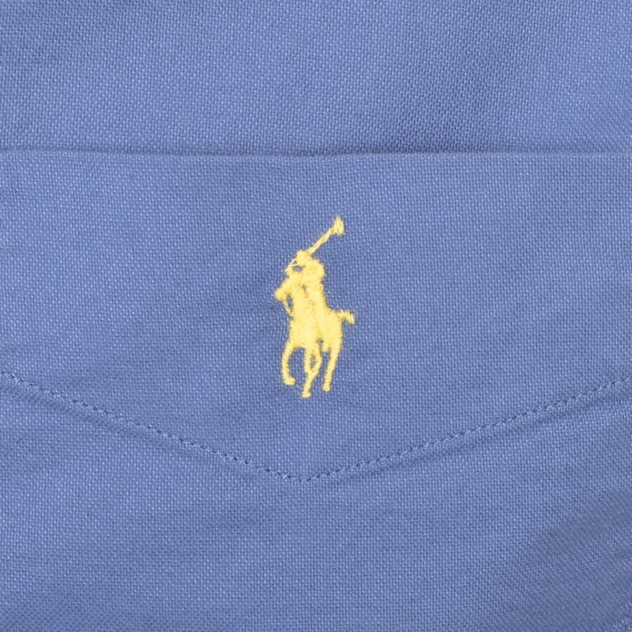 Alternative Image for ProductRalph Lauren Zip Oxford Overshirt Blue3