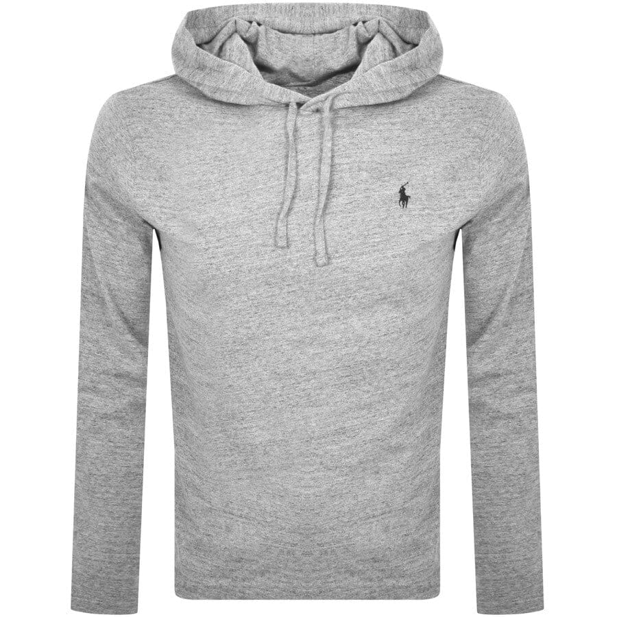 Alternative Image for ProductRalph Lauren Long Sleeved Hooded T Shirt Grey1