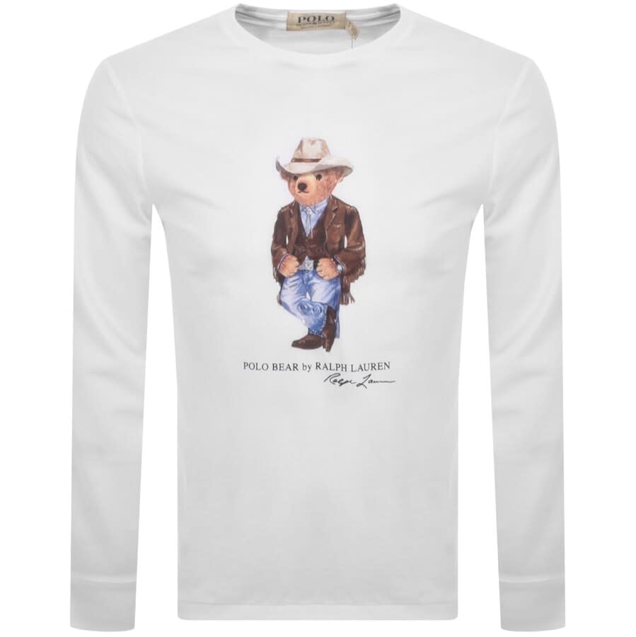 Alternative Image for ProductRalph Lauren Slim Long Sleeved T Shirt White1