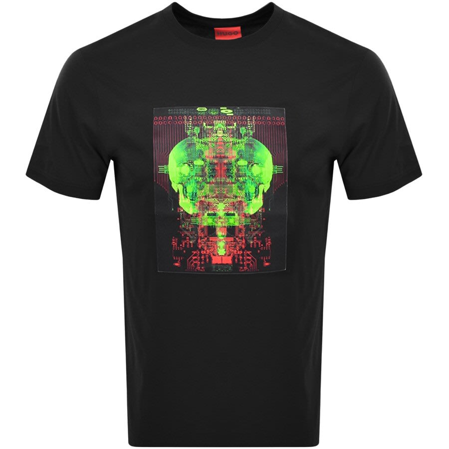 Alternative Image for ProductHUGO Dscull Crew Neck T Shirt Black1