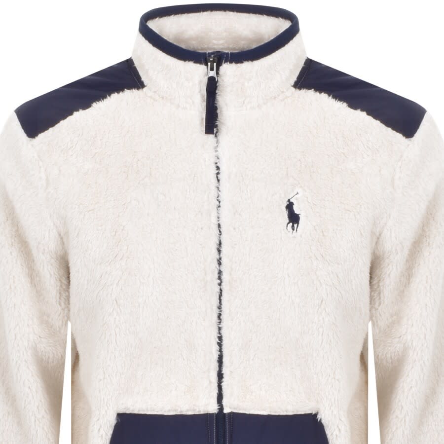 Alternative Image for ProductRalph Lauren Full Zip Sweatshirt Cream2